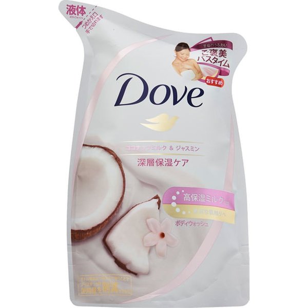 Dove Body Wash, Rich Care Coconut Milk & Jasmine, Refill