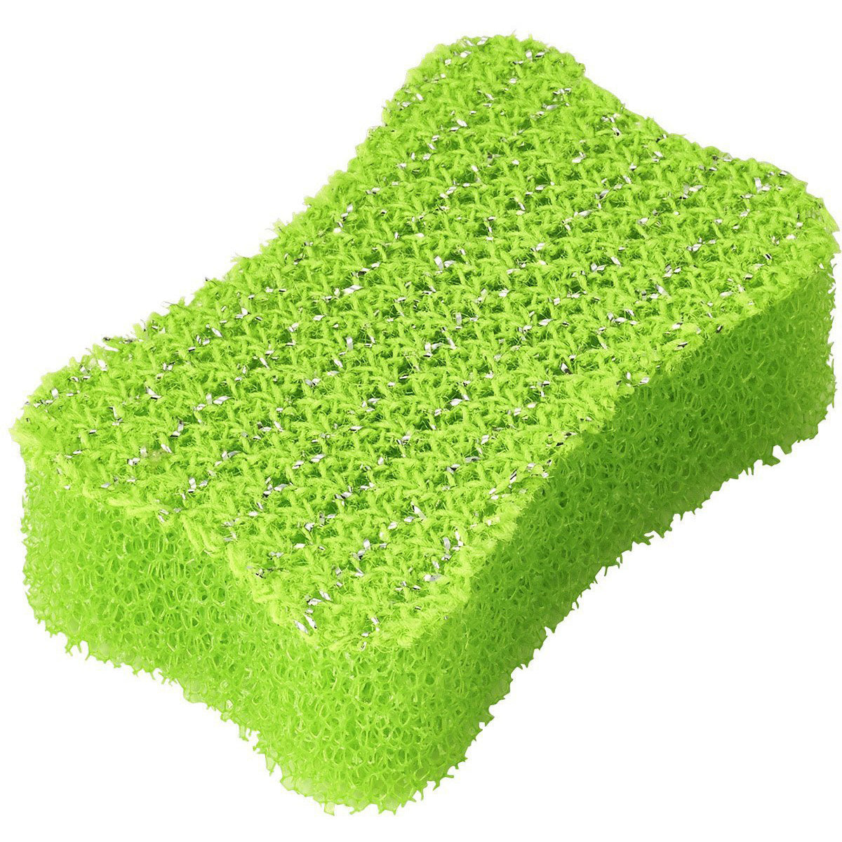 Gekiochikun Kitchen Sponge, Acrylic Non-Woven Cloth, Green