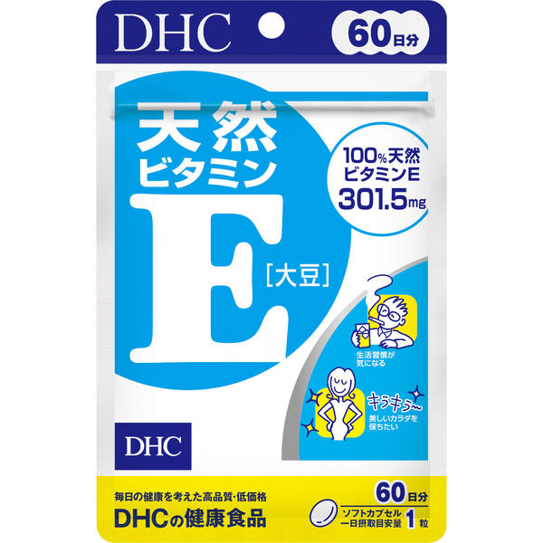 DHC Natural Vitamin E Soybean 301.5mg 60 days / 60 tablets