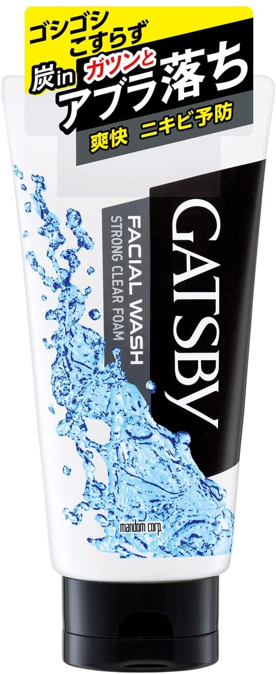 Mandom GATSBY Facial Wash Strong Clear 130g