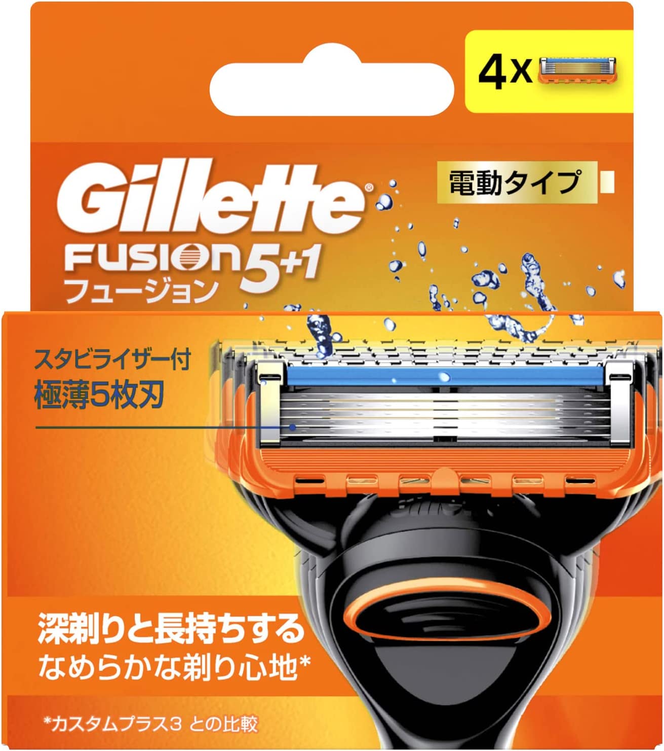 Gillette Fusion 5+1, Electric type, Blade 4B
