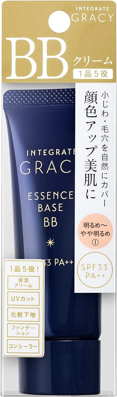 Integrate Gracie Essence Base BB 1 Light to Slightly Light SPF33/PA++ 40g