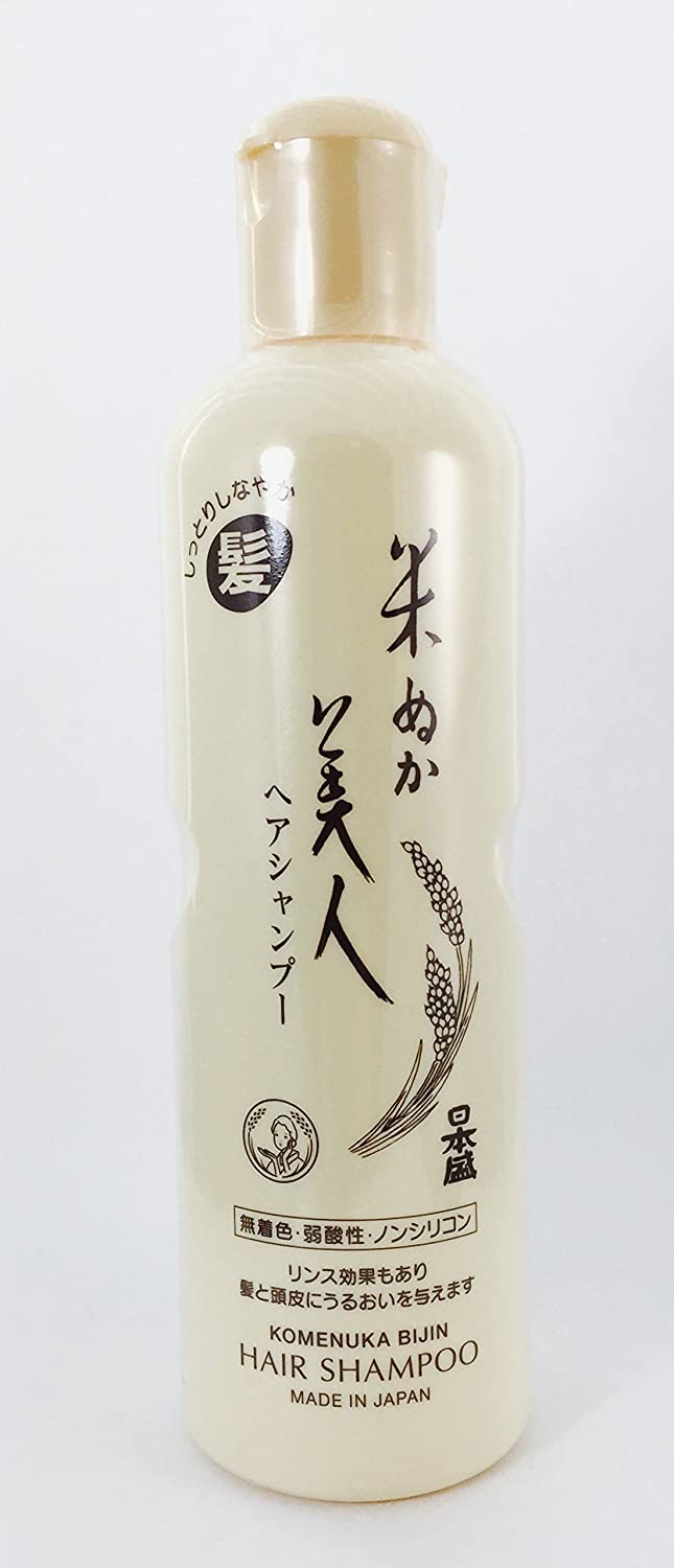 Nihon sakari Rice bran beauty hair shampoo 335ml