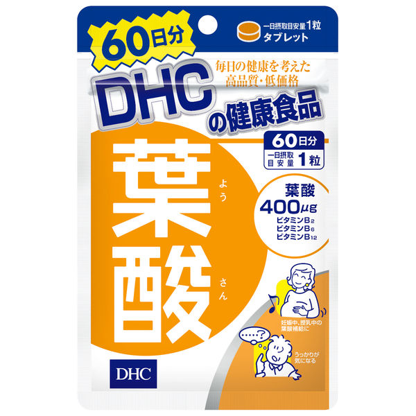 DHC Folic Acid 400 μg 60 Days / 60 Tablets