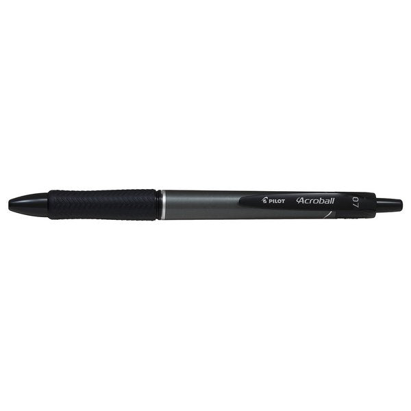 PILOT Acro Ballpoint Pen T-series 0.7mm, Black, BAB-15FT-MB