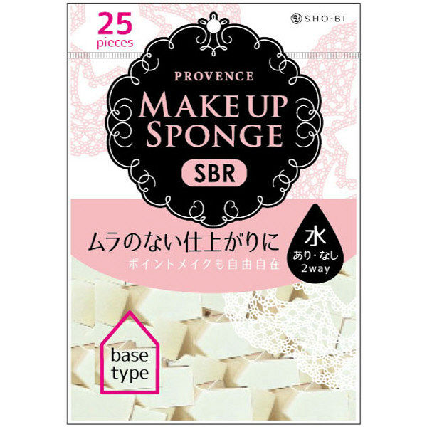 SHO-BI Makeup Sponge SBR Base Type (25 Pieces)