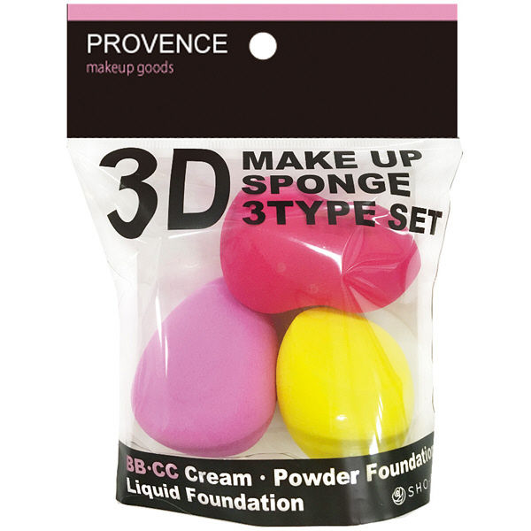 SHO-BI 3D Makeup Sponge (3 pieces)