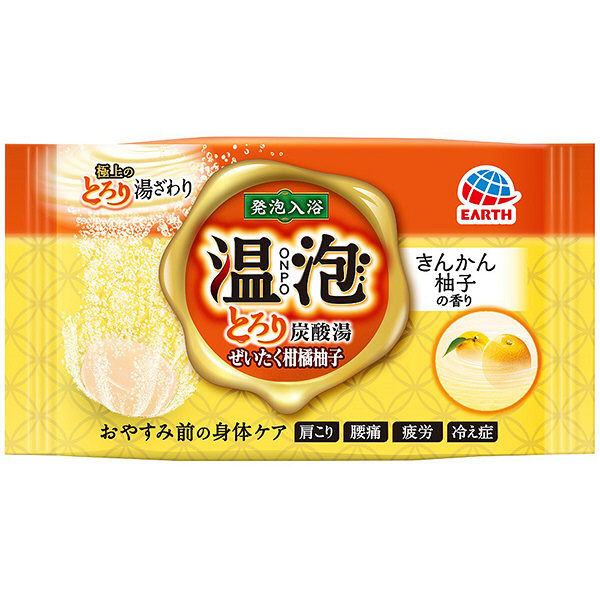 ONPO Luxury Citrus Yuzu Torori Carbonated Hot Water 1 Box 12 Tablets (4 Types x 3 Tablets)