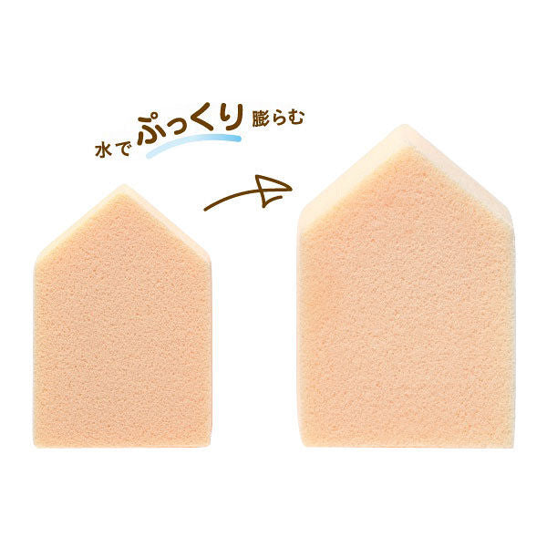 Rosy Rosa Jelly Touch Sponge House Type 6P (Makeup Sponge Puff)