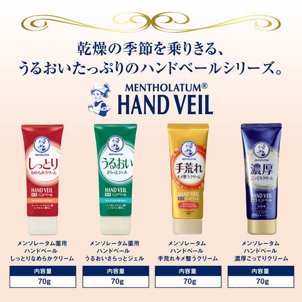 Medicinal Hand Veil Moist and Smooth Cream Tube