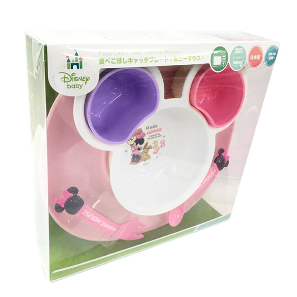 Baby Spilled Food Catch Plate, Minnie Mouse