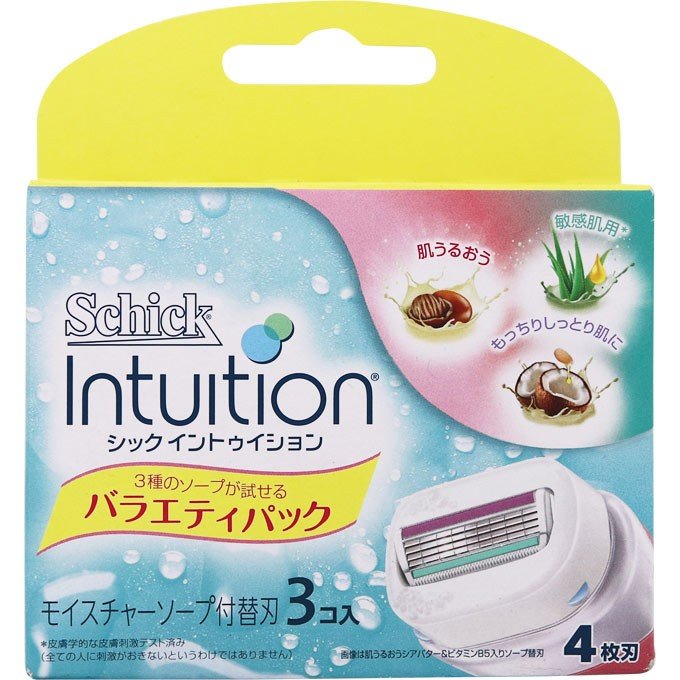 Schick Intuition Replacement Blade, Variety Pack