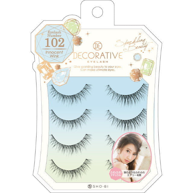 Decorative Eyelashes, 102 Innocent Wink