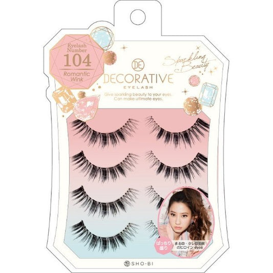 Decorative Eyelashes, 104 Romantic Wink