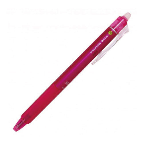 PILOT Frixion Ball Knock, 0.5mm, Erasable Ballpoint Pen, Pink