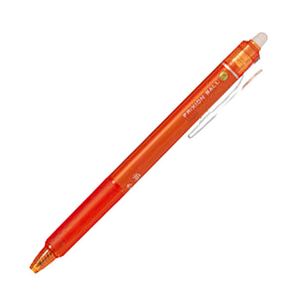 PILOT Frixion Ball Knock, 0.5mm, Erasable Ballpoint Pen, Orange