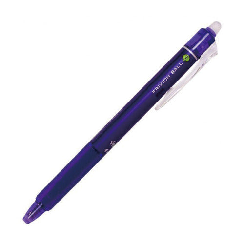 PILOT Frixion Ball Knock, 0.5mm, Erasable Ballpoint Pen, Violet