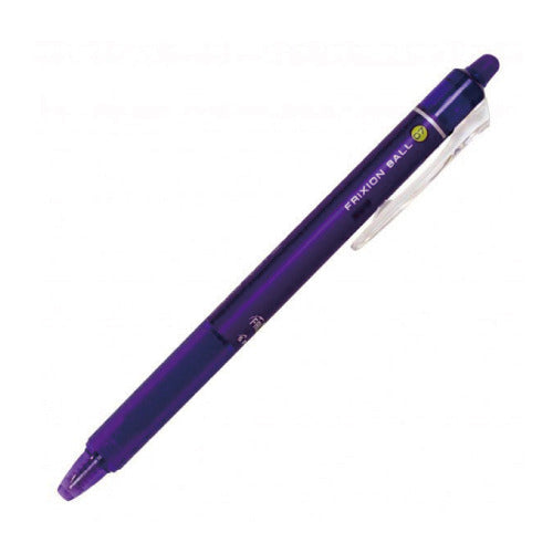 PILOT Frixion Ball Knock, 0.7mm, Erasable Ballpoint Pen, Violet