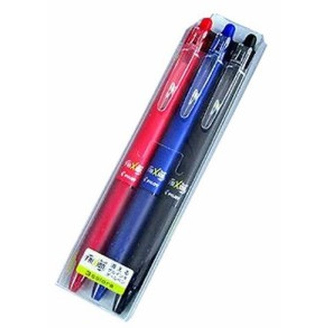 PILOT Frixion Ball Knock, 0.7mm, 3 Color Set