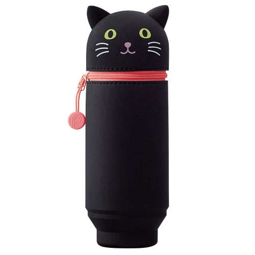 PuniLabo Standing Pencil Case, Black Cat