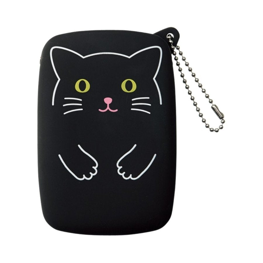 PuniLabo Slit Pouch, Black Cat