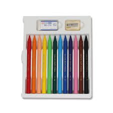 Sakura Coupy Pencil, 12 Colors (w/Soft Case)