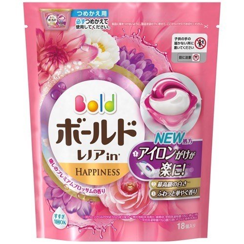 Bold Washing Detergent, Gel Ball 3D, Relaxing Premium Blossom Fragrance, Refill