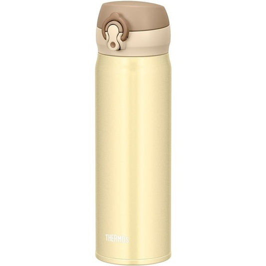 Thermos Vacuum Insulation Portable Mug, 0.5L Creamy Gold