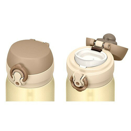 Thermos Vacuum Insulation Portable Mug, 0.5L Creamy Gold