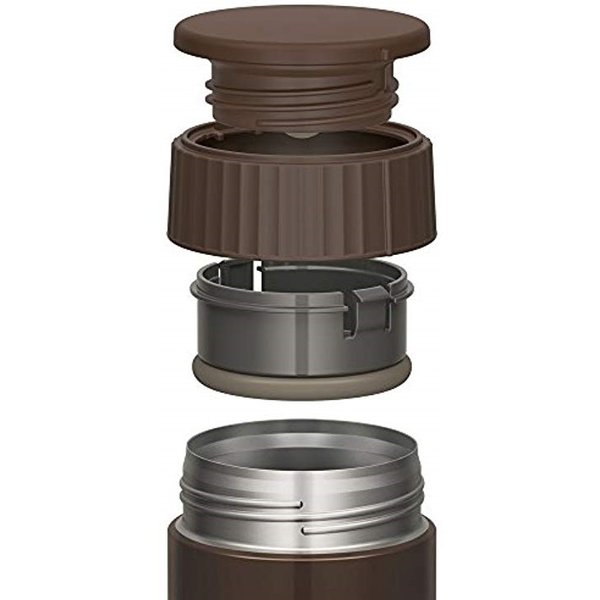 Thermos Vacuum Insulation Soup Flask, 0.4L Mocha