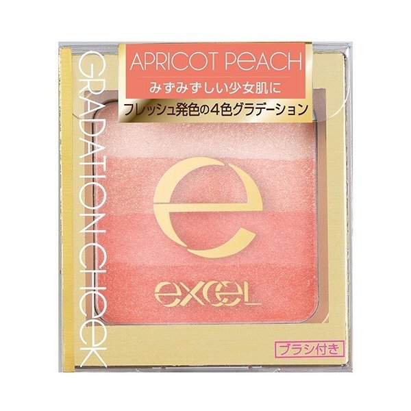 Excel Gradation Cheek N, GC02 Apricot Peach