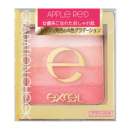 Excel Gradation Cheek N, GC05 Apple Red