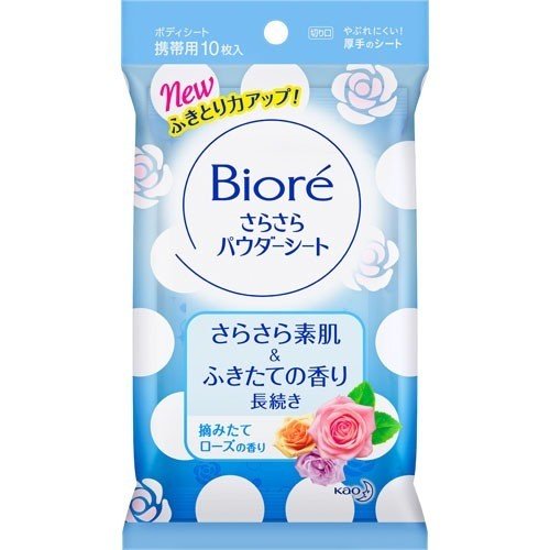 Biore SaraSara Powder Sheet, Rose Fragrance, Portable Type