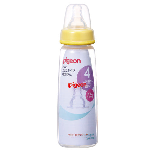 Pigeon Slim Type Feeding Bottle, Plastic, 240ml