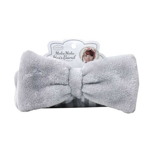 Fluffy Hair Band, Smokey Gray