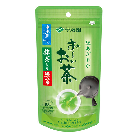 Oiocha Green Tea with Matcha Tea 100g (5 set)