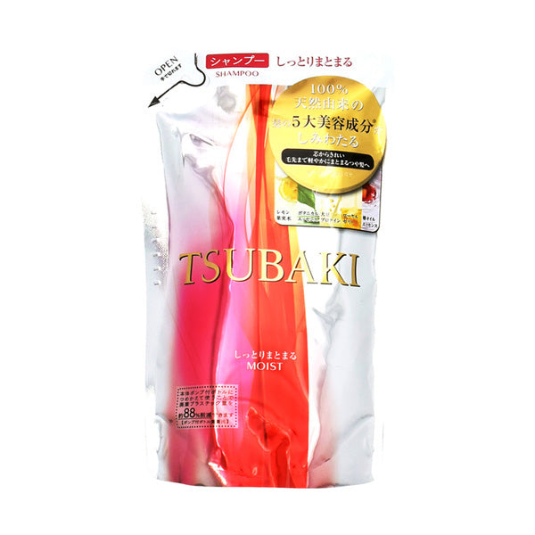 TSUBAKI Moist Put-Together Shampoo, Refill, 330ml