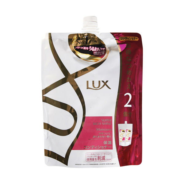 Lux Super Rich Shine, Moisture, Moisturizing Conditioner, Refill, Double Amount, 660g