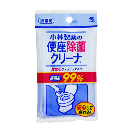 Kobayashi Pharmaceutical Toilet Seat Disinfecting Cleaner, Tissue Type