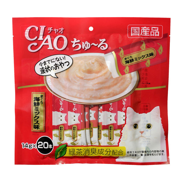 CIAO Chu-ru 20, Tuna & Seafood Mixed Flavor