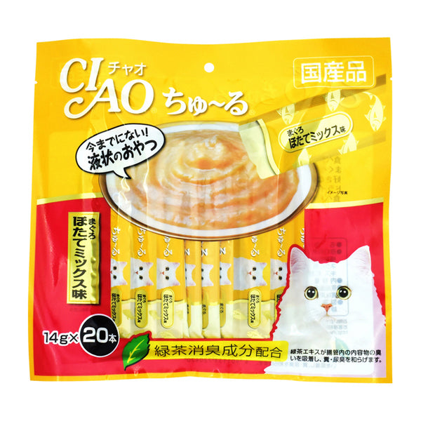 CIAO Chu-ru 20, Tuna & Scallop Mixed Flavor