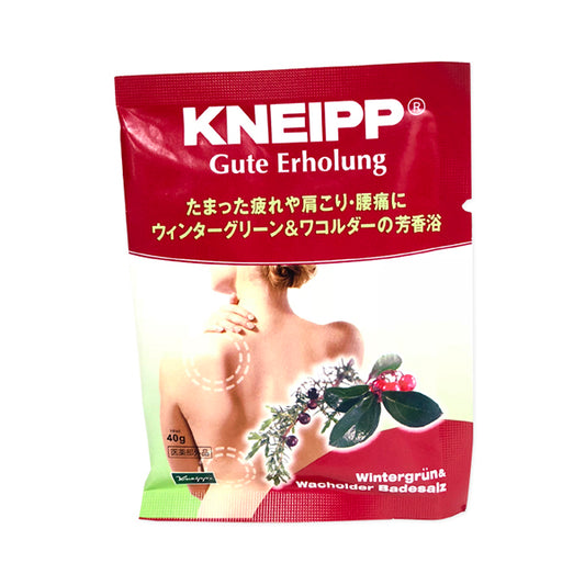 Kneipp Bath Salts, Gute Erholung Wintergreen & Wacholder Fragrance