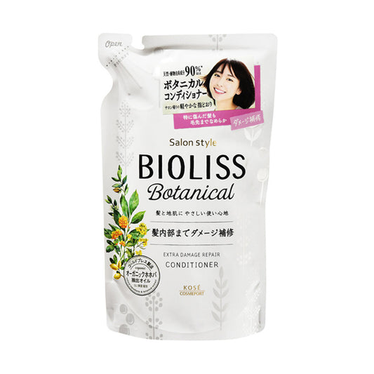 Salon Style Bioliss Botanical Conditioner, Extra Damage Repair, Refill (340mL)