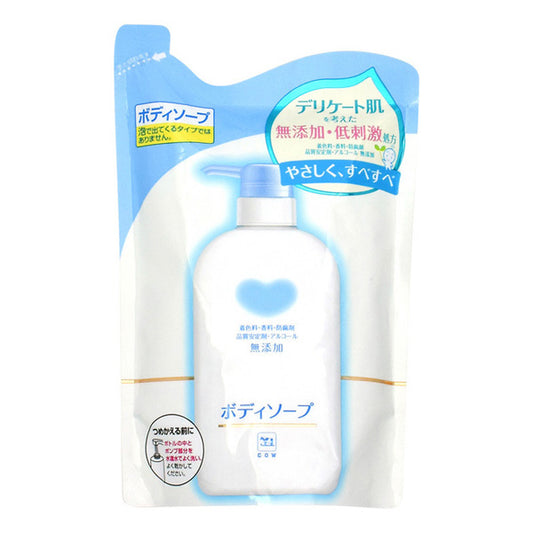 Cow Soap Cow Brand Additive-Free Body Soap, Refill (400mL)