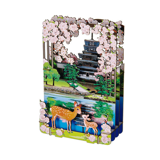 3D Paper Puzzle, Nara (Cherry Blossom)