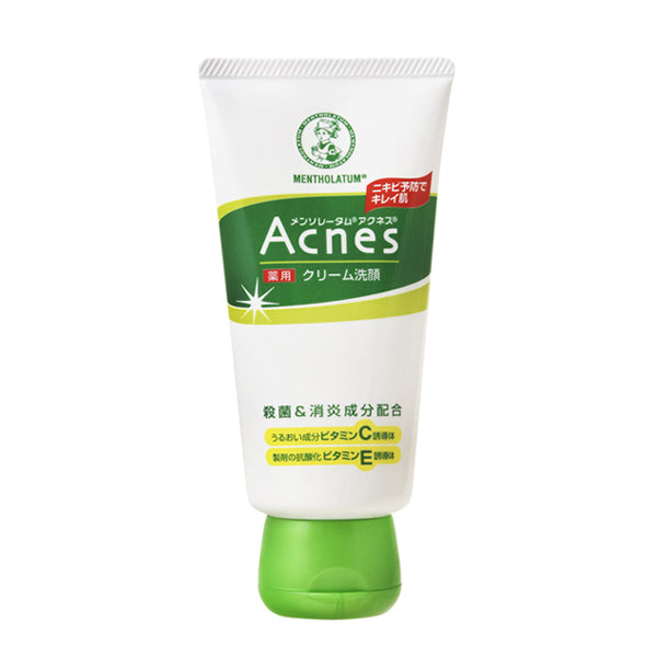 Mentholatum Acnes Medicinal Cream Face Wash (130g)