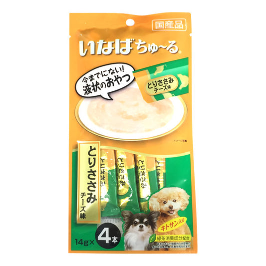 CIAO Churu Chicken Tender Cheese Taste 14g x 4 Sticks For Dogs