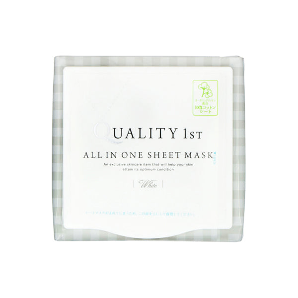 QUALITY 1st ALL IN ONE SHEET MASK White EX