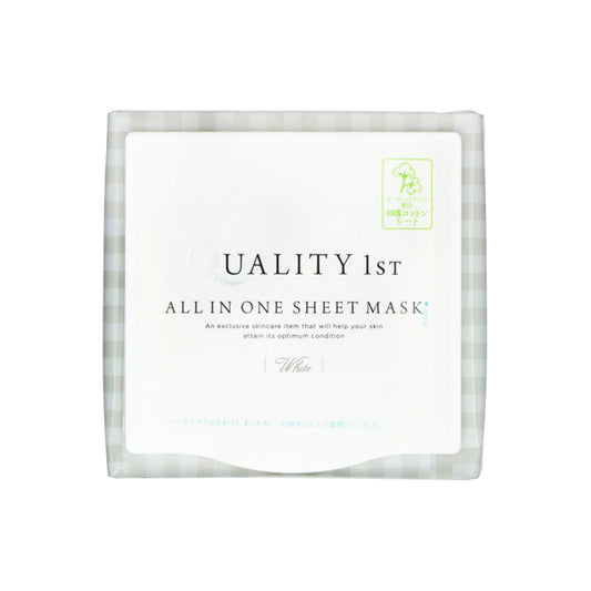 QUALITY 1st ALL IN ONE SHEET MASK White EX