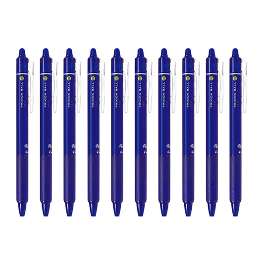 PILOT Frixion Ball Knock, 0.7mm, Erasable Ballpoint Pen, Blue*10